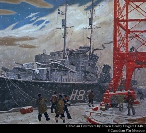 Canadian Destroyers by Edwin Healey Holgate